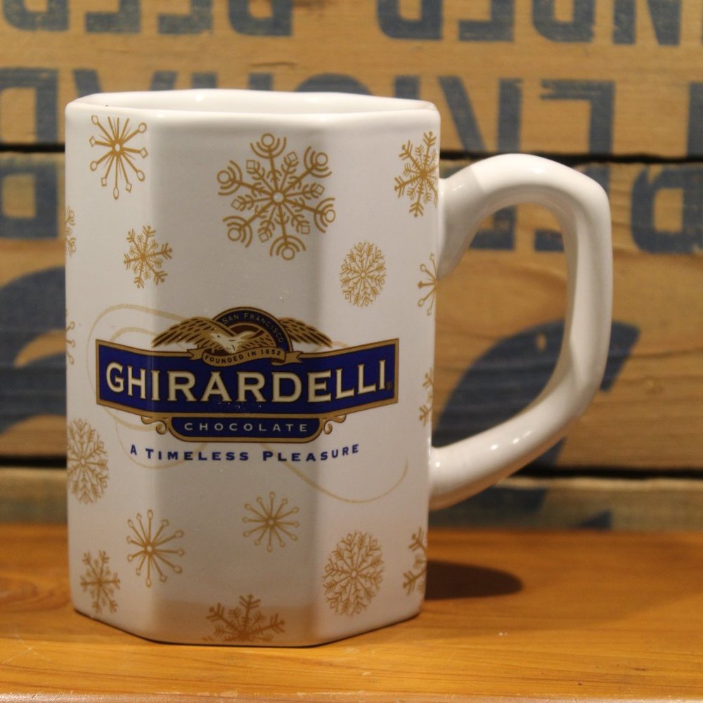 Vintage Ghirardelli Chocolate Coffee Cup 4'